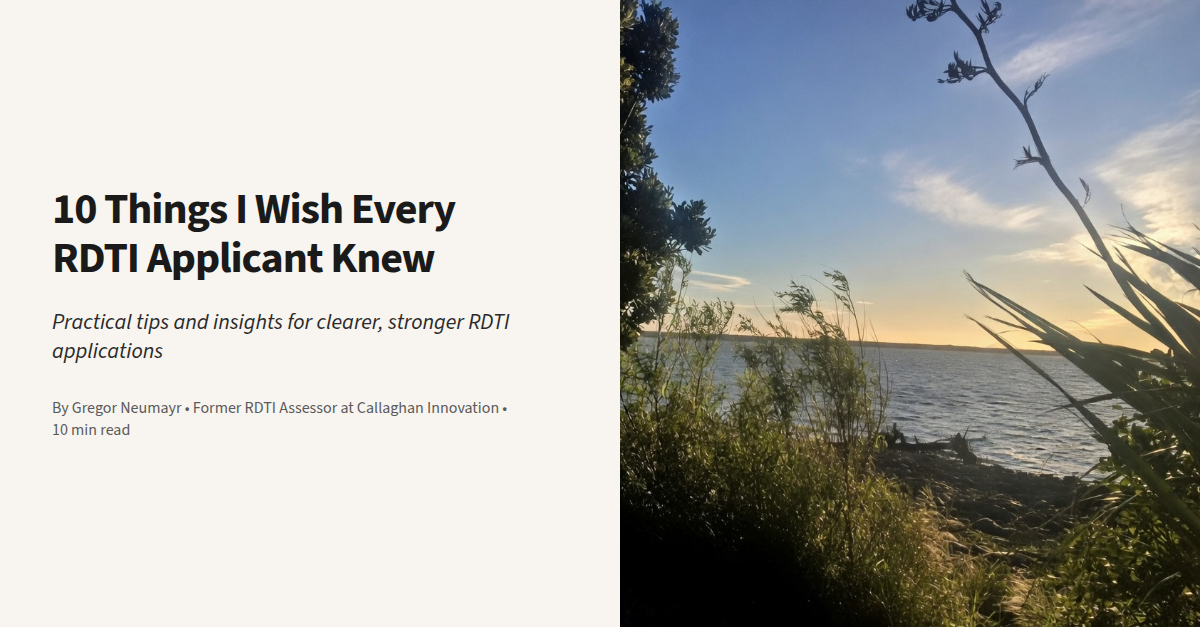 RDTI Tips from Former Assessor: 10 Things Every Applicant Should Know ...